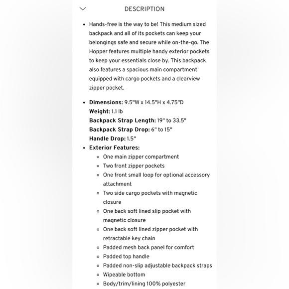 Lug Hopper and Zeppelin NWT - Maples Cream - Picture 12 of 14